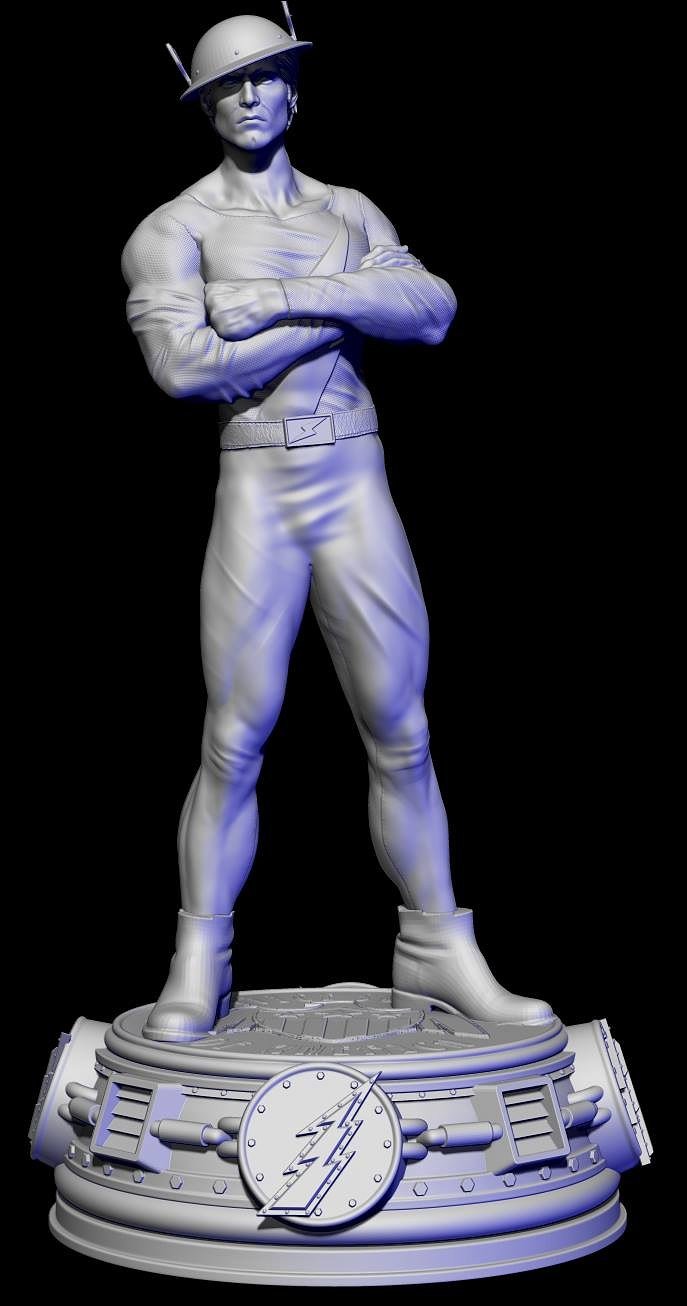 Jay Garrick Flash from DC STL FILE 3D PRINT