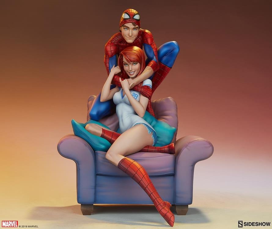Mary Jane and Spiderman from Marvel STL FILE 3D PRINT