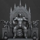 Batman On Throne from DC STL FILE 3D PRINT