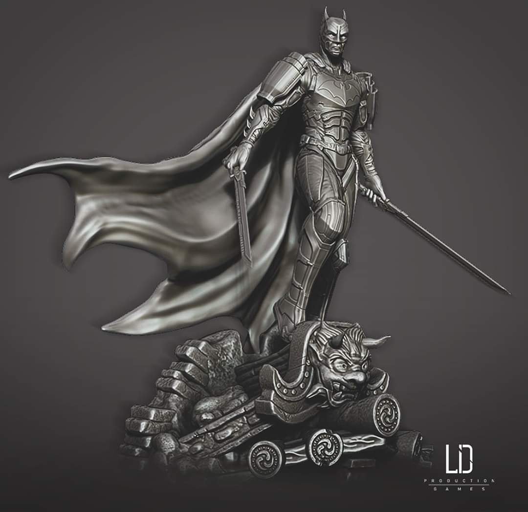 Batman Samurai From DC STL FILE 3D PRINT