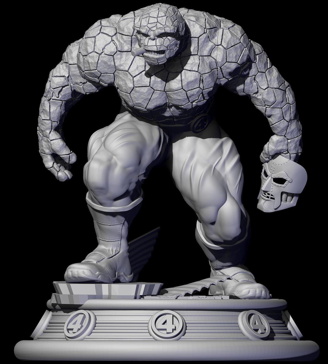 Ben Grimm The Thing from Fantastic 4 STL FILE 3D PRINT
