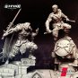 Azrael vs Nightwing Diorama STL FILE 3D PRINT