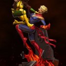 Captain Marvel and Rogue Fanart STL FILE 3D PRINT