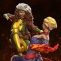 Captain Marvel and Rogue Fanart STL FILE 3D PRINT