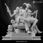 Joker and Harley on Throne from DC STL FILE 3D PRINT
