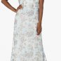 Calvin Klein Women&acirc;��s Sz 6 Embroidered Cap Sleeve V Neck Floral Gown MSRP $125
