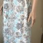 Calvin Klein Women&acirc;��s Sz 6 Embroidered Cap Sleeve V Neck Floral Gown MSRP $125