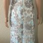 Calvin Klein Women&acirc;��s Sz 6 Embroidered Cap Sleeve V Neck Floral Gown MSRP $125