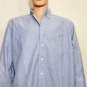 Brooks Brothers Original Mens Solid Blue Oxford Polo Dress Shirt Sz 16-34