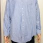 Brooks Brothers Original Mens Solid Blue Oxford Polo Dress Shirt Sz 16-34