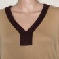 Lauren Ralph Lauren Green Label Cotton Jersey Tunic w/ Ultra Suede Trim Size XL