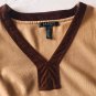 Lauren Ralph Lauren Green Label Cotton Jersey Tunic w/ Ultra Suede Trim Size XL
