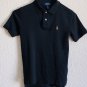 Polo Ralph Lauren boys Polo shirt Black Short sleeve Top Size s(8)