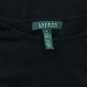 Lauren Ralph Lauren Women Black Crew Neck Lace-Up Shoulder Casual Top 1X