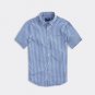 Vineyard Vines Performance Mens Short Sleeve Blue Plaid Shirt  Sz 2XL