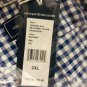 Vineyard Vines Performance Mens Short Sleeve Blue Plaid Shirt  Sz 2XL