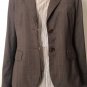 Banana Republic Women's Brown Plaid Two Button Blazer Sz 8