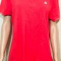 Brooks Brothers Womens Polo Shirt XL Short Sleeve Red 100% Cotton