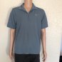 Lacoste Polo SPORT Shirt Mens Medium Gray 1/4 Zip Collar Short Sleeve Top Size 4