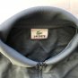 Lacoste Polo SPORT Shirt Mens Medium Gray 1/4 Zip Collar Short Sleeve Top Size 4