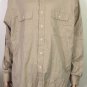 Polo Ralph Lauren Whitfield Men's 100% Tan Long Sleeve 2 Pocket Shirt Sz 2XL