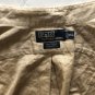 Polo Ralph Lauren Whitfield Men's 100% Tan Long Sleeve 2 Pocket Shirt Sz 2XL