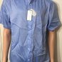 Daniel Cremiuex Signature Mens Casual Button Down Shirt Blue Sz L
