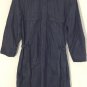 J. Crew Women's Chambray Denim Roll Tab Sleeve Shift Shirt Belt Dress Blue Sz S