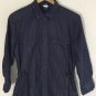 J. Crew Women's Chambray Denim Roll Tab Sleeve Shift Shirt Belt Dress Blue Sz S