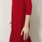 Lauren Ralph Lauren Women Unlined 3/4 Sleeves Sheath Red Dress Sz S