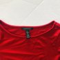 Lauren Ralph Lauren Women Unlined 3/4 Sleeves Sheath Red Dress Sz S