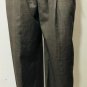 Perry Ellis Portfolio Mens Plaid Multicolor Pleated Cuffed Dress Pants 34x32