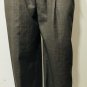 Perry Ellis Portfolio Mens Plaid Multicolor Pleated Cuffed Dress Pants 34x32