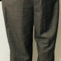 Perry Ellis Portfolio Mens Plaid Multicolor Pleated Cuffed Dress Pants 34x32