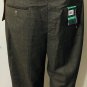 Perry Ellis Portfolio Mens Plaid Multicolor Pleated Cuffed Dress Pants 34x32