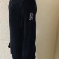 Calvin Klein Jeans Mens Button Mock Neck Black Ribbed Sweater size L