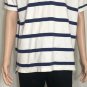 Polo Ralph Lauren Mens XL White Blue Stripe Rugby Short Sleeve Polo Shirt