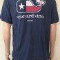 Rare Vineyard Vines T Shirt Large Blue Short Sleeve Pocket Tee Texas Flag Sz M