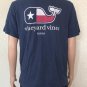Rare Vineyard Vines T Shirt Large Blue Short Sleeve Pocket Tee Texas Flag Sz M