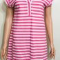 Vineyard Vines Knit Stripes Swing Dress Pink White Sz XS