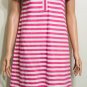 Vineyard Vines Knit Stripes Swing Dress Pink White Sz XS