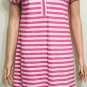 Vineyard Vines Knit Stripes Swing Dress Pink White Sz XS