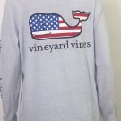 Vineyard Vines Women's Long-Sleeve Flag Whale Slub pullover Hoodie Light Blue S Vineyard Vines Women's Long-Sleeve Flag Whale Slub pullover Hoodie Light Blue S