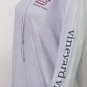 Vineyard Vines Women's Long-Sleeve Flag Whale Slub pullover Hoodie Light Blue S
