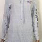 Vineyard Vines Women's Long-Sleeve Flag Whale Slub pullover Hoodie Light Blue S