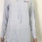 Vineyard Vines Women's Long-Sleeve Flag Whale Slub pullover Hoodie Light Blue S