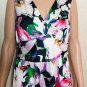 Lauren Ralph Lauren Womens Sleeveless V Neck Floral Dress Size 12P