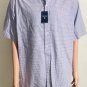 Cremieux 38  Men's Button Down Short Sleeve Checks Oxford Classic Shirt Sz XL