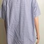 Cremieux 38  Men's Button Down Short Sleeve Checks Oxford Classic Shirt Sz XL