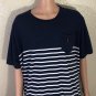 Polo Ralph Lauren Men’s USA S/S T-Shirt Blue/White/Red Stripe • 3XLT